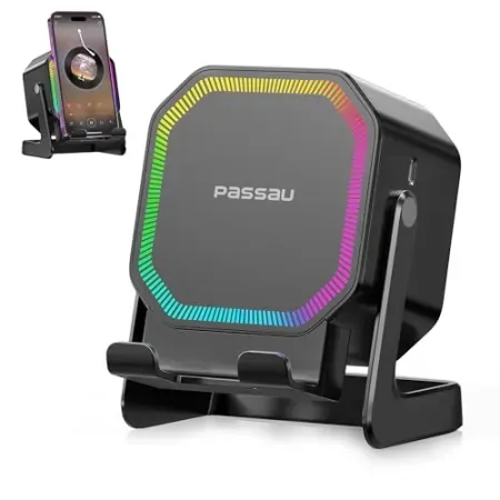 Passau Wireless Induction Bluetooth Speaker with Phone Stand