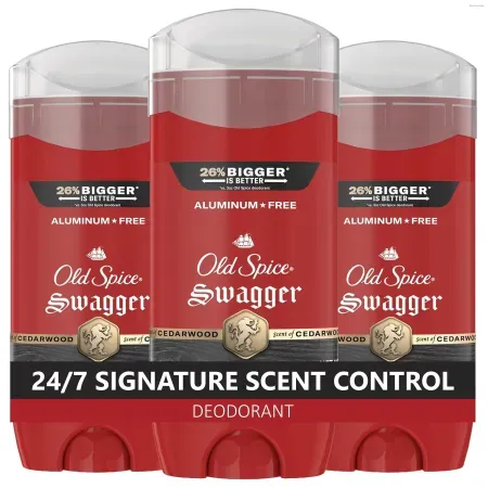 3-Pack 3.8oz Old Spice Swagger Aluminum Free Men's Deodorant Stick