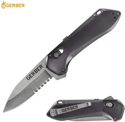 Gerber Highbrow Compact Serrated Folding Knife