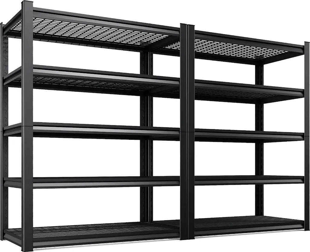 Yuesi 71" x 35" x 16" Heavy Duty Garage Shelving 2-Pack
