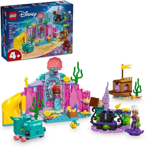 LEGO Disney Princess Ariel Crystal Cavern and Treasure Chest (43254) 141 pcs