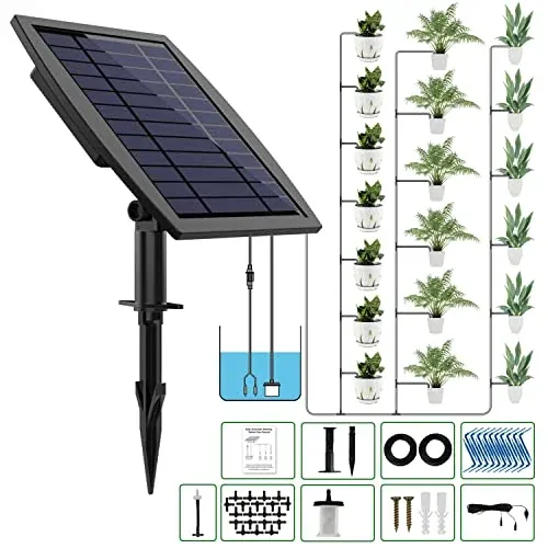 JIYANG Solar Powered Automatic Drip Irrigation Kit System