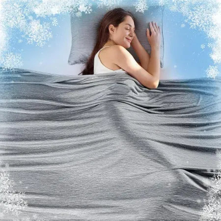 60" x 80" KMUSET Double-Sided Arc-Chill Cooling Blanket