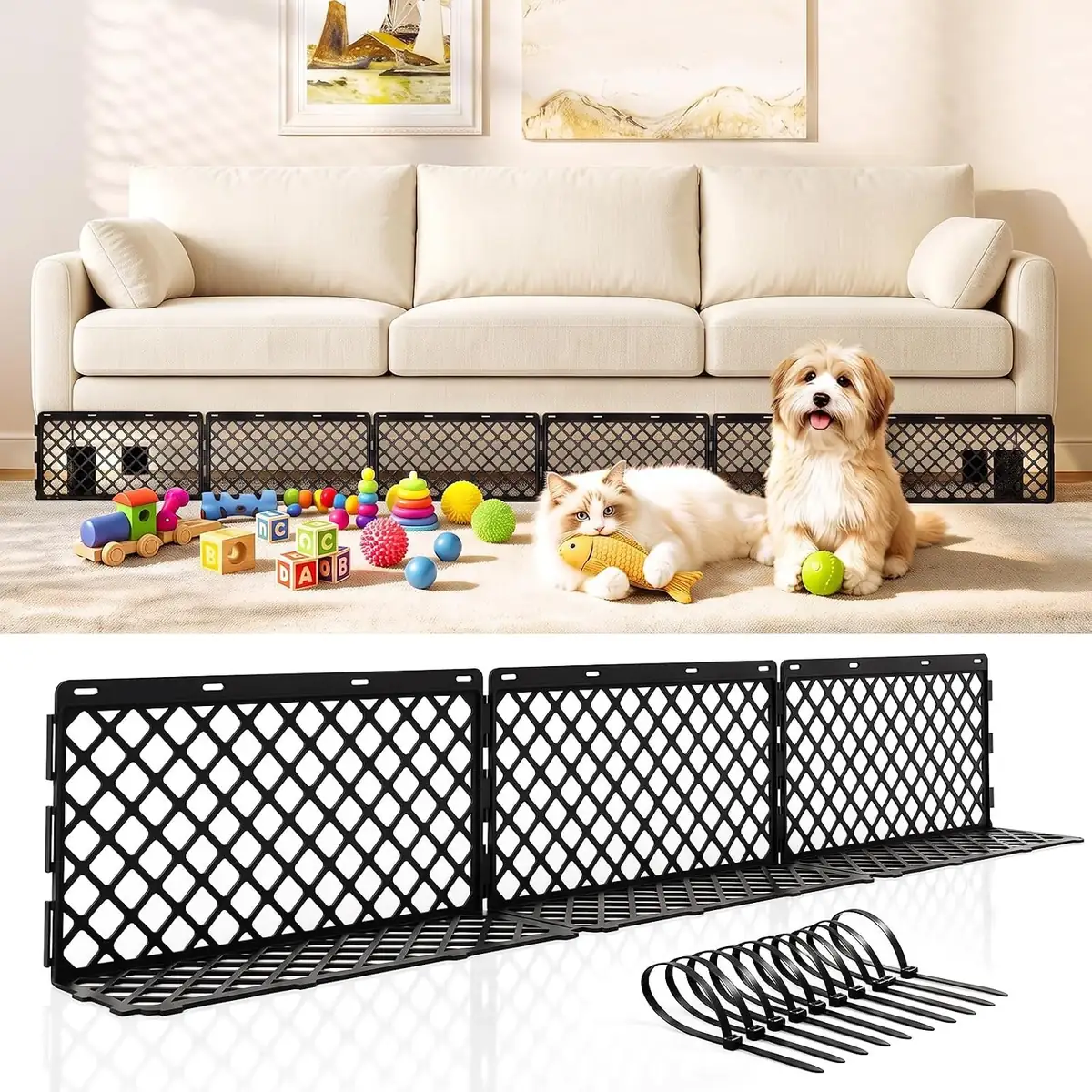 Pets Under Couch Blocker by Goovilla