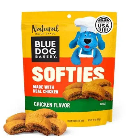 20oz Blue Dog Bakery Softies Chicken Chewy Dog Treats