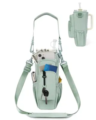 Sportsnew 40oz Crossbody Water Bottle Holder