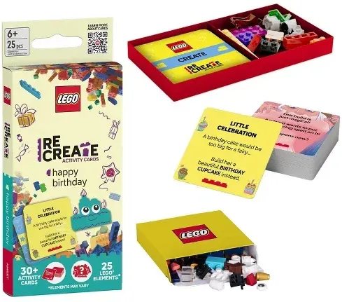 LEGO ReCreate Activity Cards (Happy Bday or Celebration)