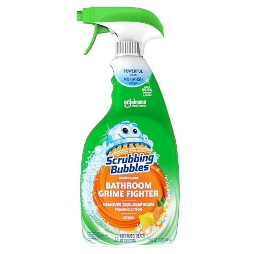 32-Ounce Scrubbing Bubbles Bathroom Grime Fighter Disinfectant Spray (Citrus)