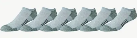 6-Pair Amazon Essentials Men's Cotton No-Show Sports Socks