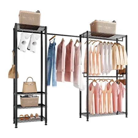 VEVOR Clothing Garment Rack w/ Steel Frame & 800lb Load