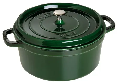 Staub 7 Quart Cast Iron Round Dutch Oven