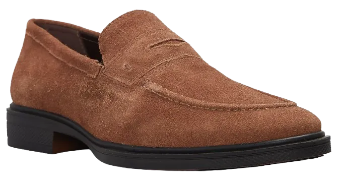 Belvedere Men's Monroe Aeroflex Suede Penny Loafers