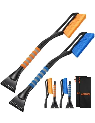 2-Pack 27" Snow Brushes & Ice Scrapers