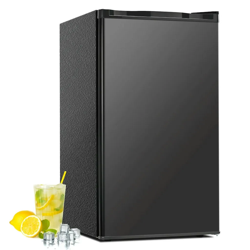 Simzlife 3.2 cu. ft. Freestanding Small Fridge w/ Freezer