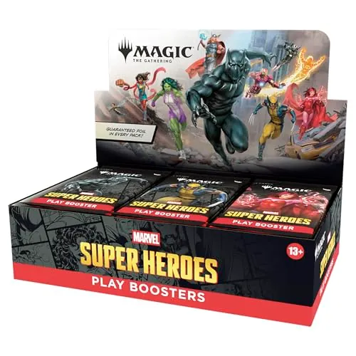 Magic: The Gathering Marvel Super Heroes Play Booster Box 30 Packs