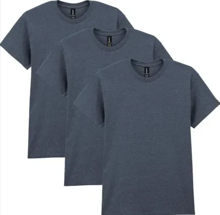 3-Pack Gildan Unisex Adult Heavy Cotton T-shirt