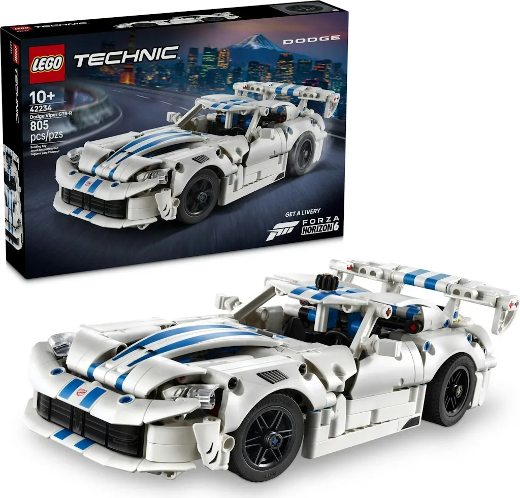 LEGO Technic Dodge Viper GTS-R 805-Piece Sports Car Building Set