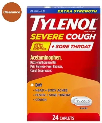 Tylenol Severe Cough & Sore Throat Day