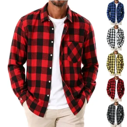 Flannel Button Down Shirts