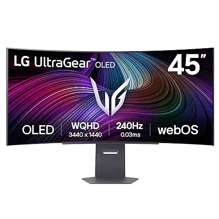 LG - UltraGear 45" OLED QHD 240Hz Open Box - Excellent $599, Fair