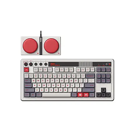 8BitDo Retro 87-Key Mechanical Keyboard w/ Bluetooth, 2.4GHz & USB-C (N Edition)