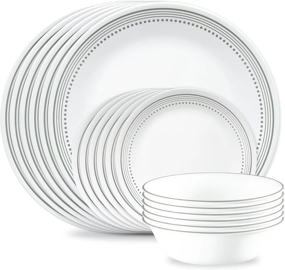 Corelle Vitrelle Triple Layer Dinnerware Mystic Gray $39.99 Shipped