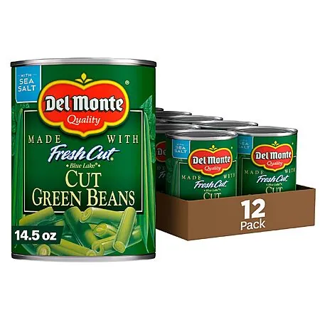 12-Pk 14.5-Oz Del Monte Fresh Cut Blue Lake Green Beans