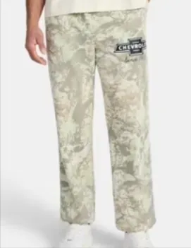 Chevrolet Men's Camo Fleece Jogger Pants