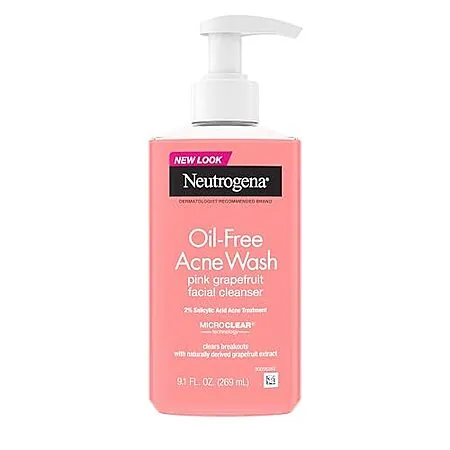 Select Accounts: 9.1-Oz Neutrogena Oil-Free Pink Grapefruit Acne Face Wash