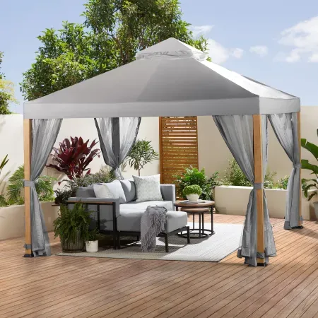 Better Homes & Gardens Marlow 10' X 10' Gazebo With Mosquito Netting