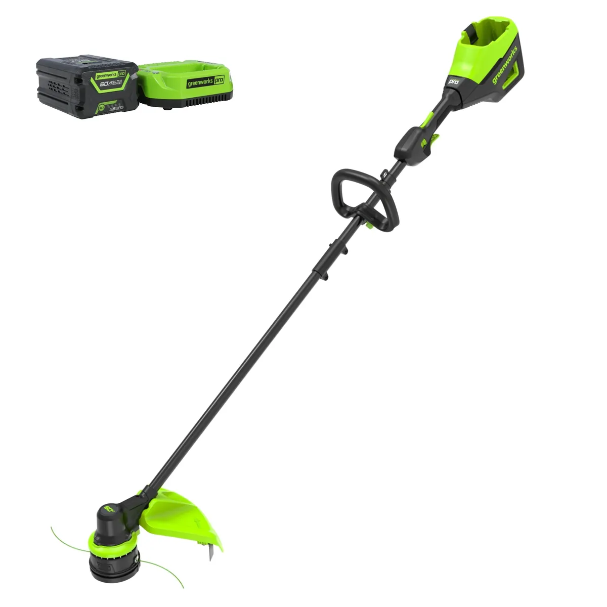 Greenworks 60V 17" Cordless Battery Brushless String Trimmer 2.5 Ah