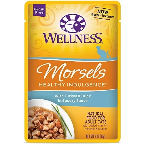Wellness Natural Pet Food Healthy Indulgence Grain Free Wet Cat Food 24-Pack 3-Oz