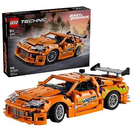 810-Pc LEGO Technic Fast & Furious Toyota Supra MK4 Building Kit