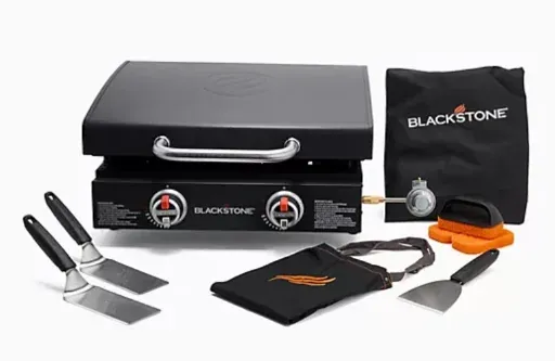 Blackstone 22" Omnivore Tabletop Griddle with Hood Bundle