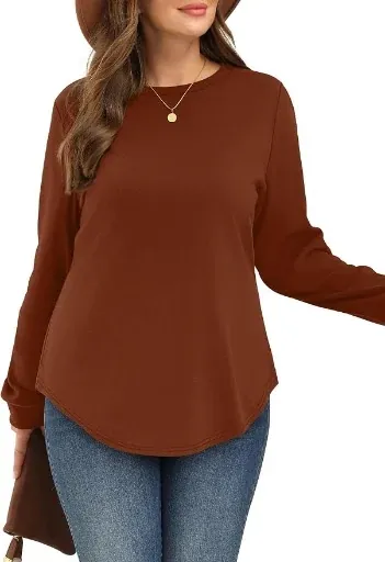 WIHOLL Crewneck Long Sleeve Shirts