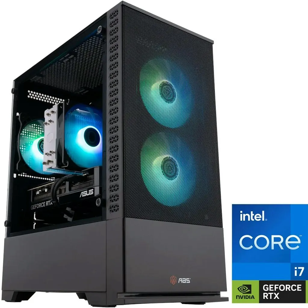 ABS Cyclone Aqua Core i7-14700F GeForce RTX 5070 Gaming Desktop PC