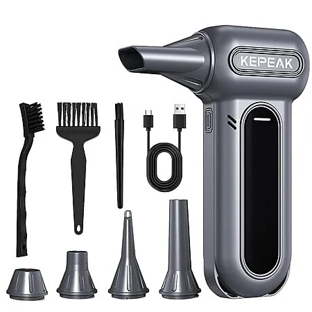 KEPEAK 130000RPM Cordless Electric Air Duster w/ Brushless Motor