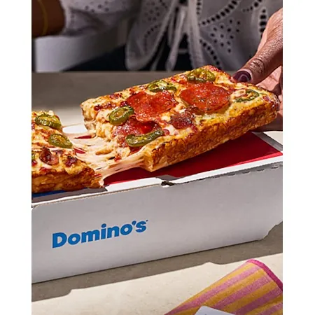 Domino's Pizza Offer: Domino's 3-Topping Detroit Style Crust Personal Pizza