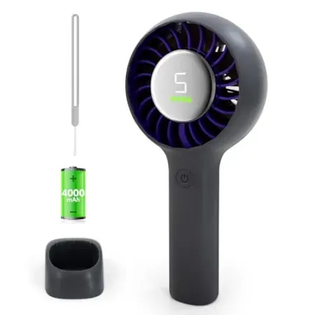 WIXBOSHU 5-Gear Wind Portable Rechargeable Handheld Fan