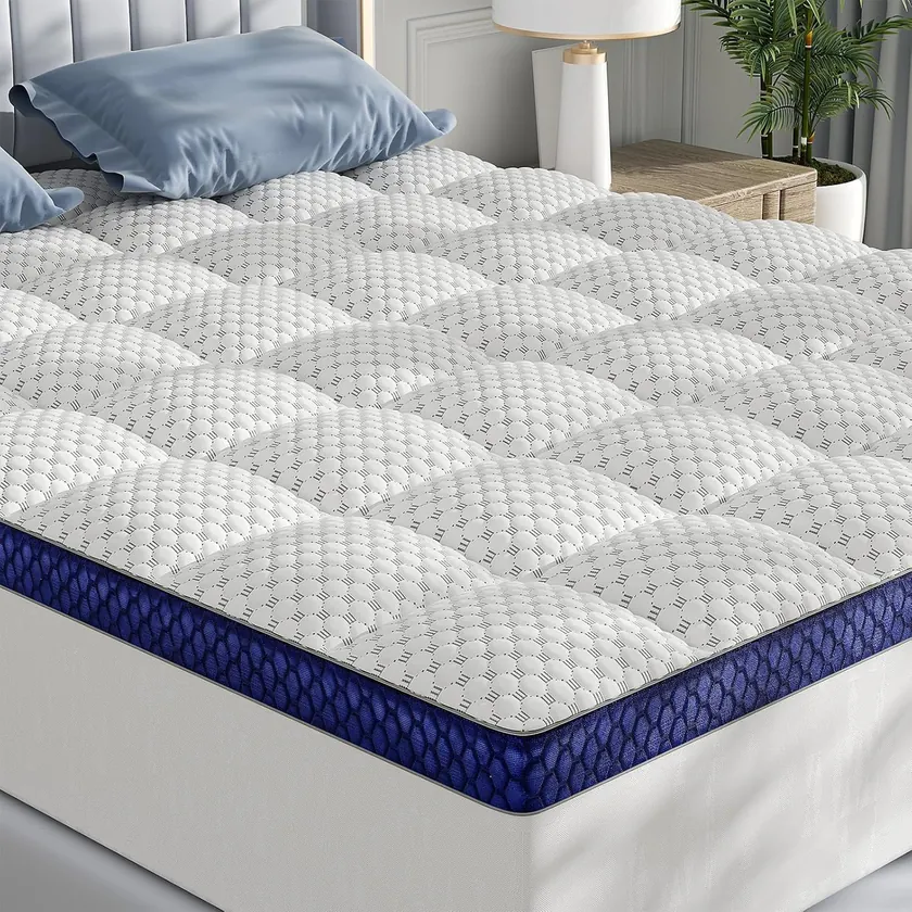 BEDELITE Memory Foam Mattress Topper