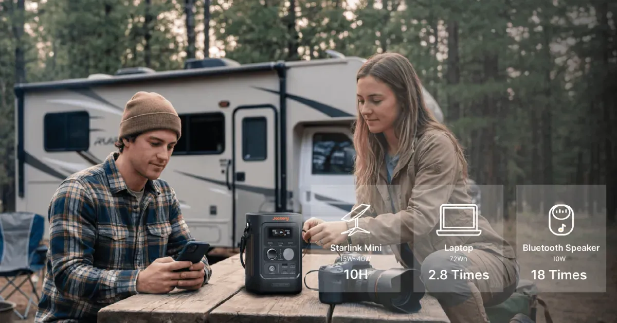 with a 40W solar panel at Amazon