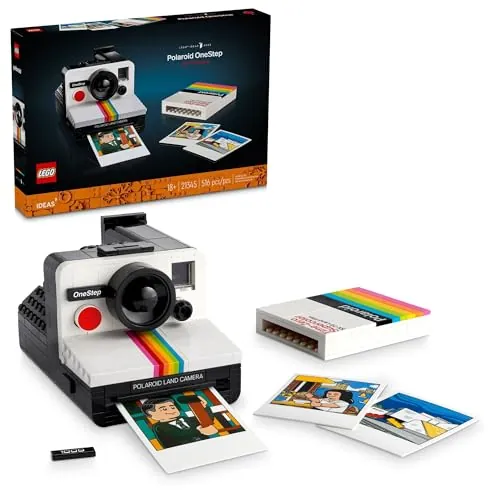 516-Piece LEGO Polaroid Camera Building Set