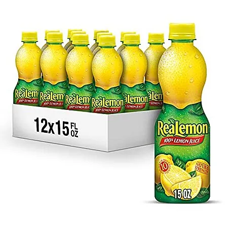 12-Pk 15-Oz ReaLemon 100% Lemon Juice