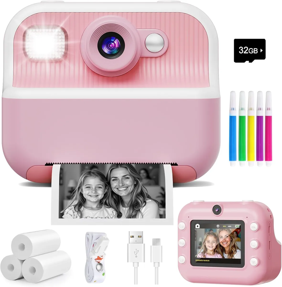 DUDUDRAGON Instant Print Camera