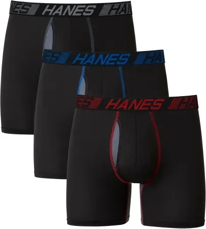 3 Hanes Men's Boxer Briefs