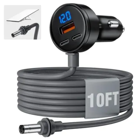 LNVUF USB-C 60W DC Starlink Mini Car Charger w/ 10' Cable