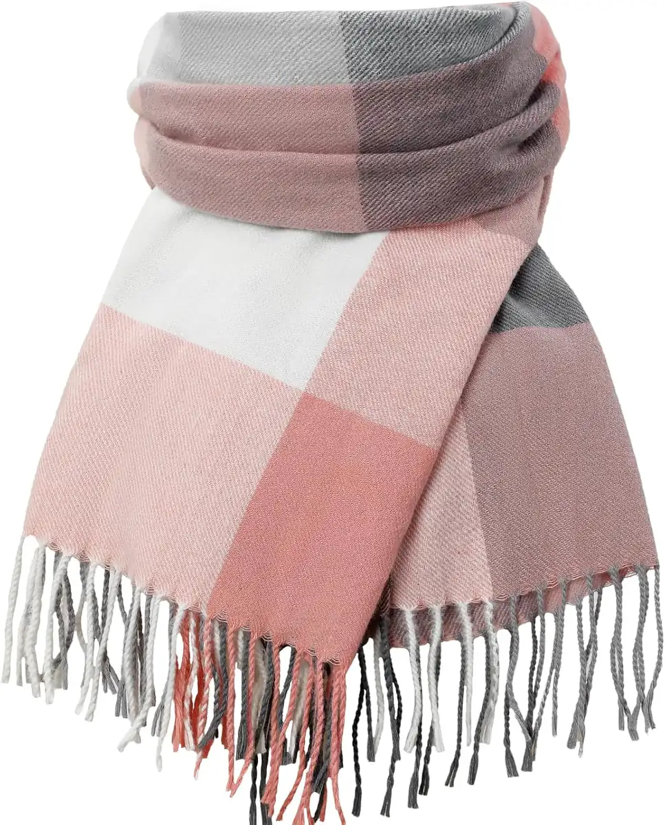 Plaid Blanket Scarf