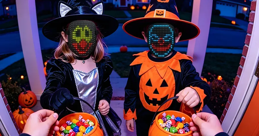 LED Light Up Mask with Gesture Sensing