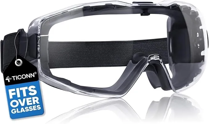Ticonn Anti-Fog Safety Goggles
