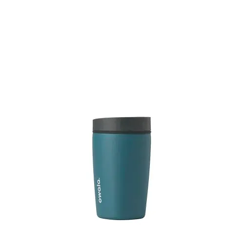 12-Ounce Owala SmoothSip Slider Insulated Stainless Steel Coffee Tumbler
